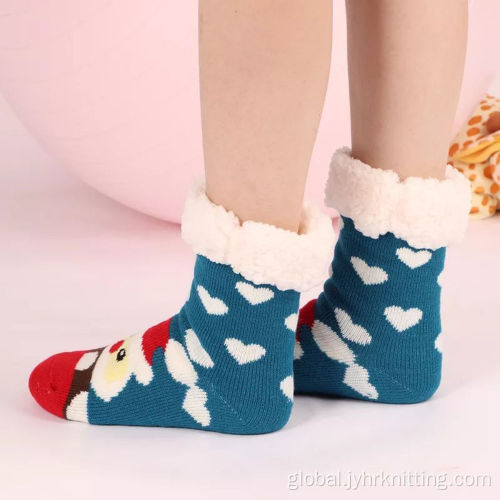 Ladies Slipper Socks Thermal Lounge Fleece Lined Cozy Slipper Socks Factory